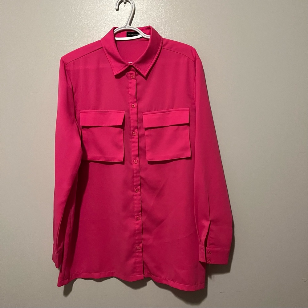 pink blouse